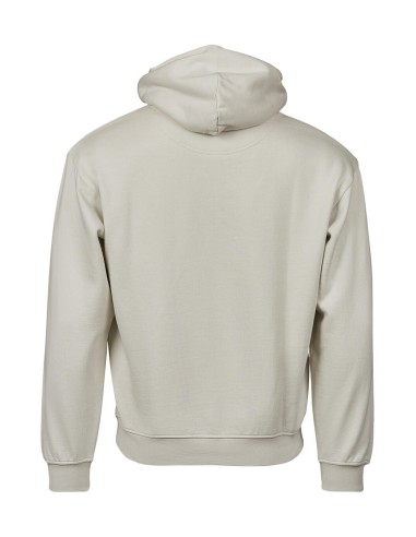 TEE-5162-UNLABELED Heavy Loose Fit Hooded Sweatshirt